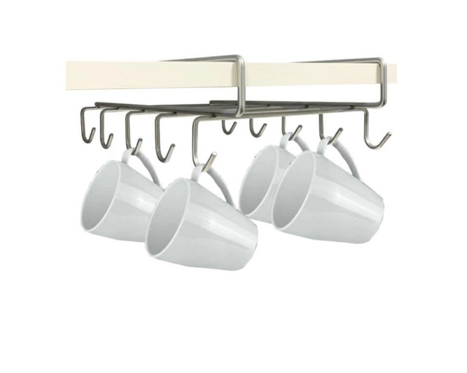 Porta Tazze Tazzoni Tazzine Appendibile Bracket in Acciaio Artex