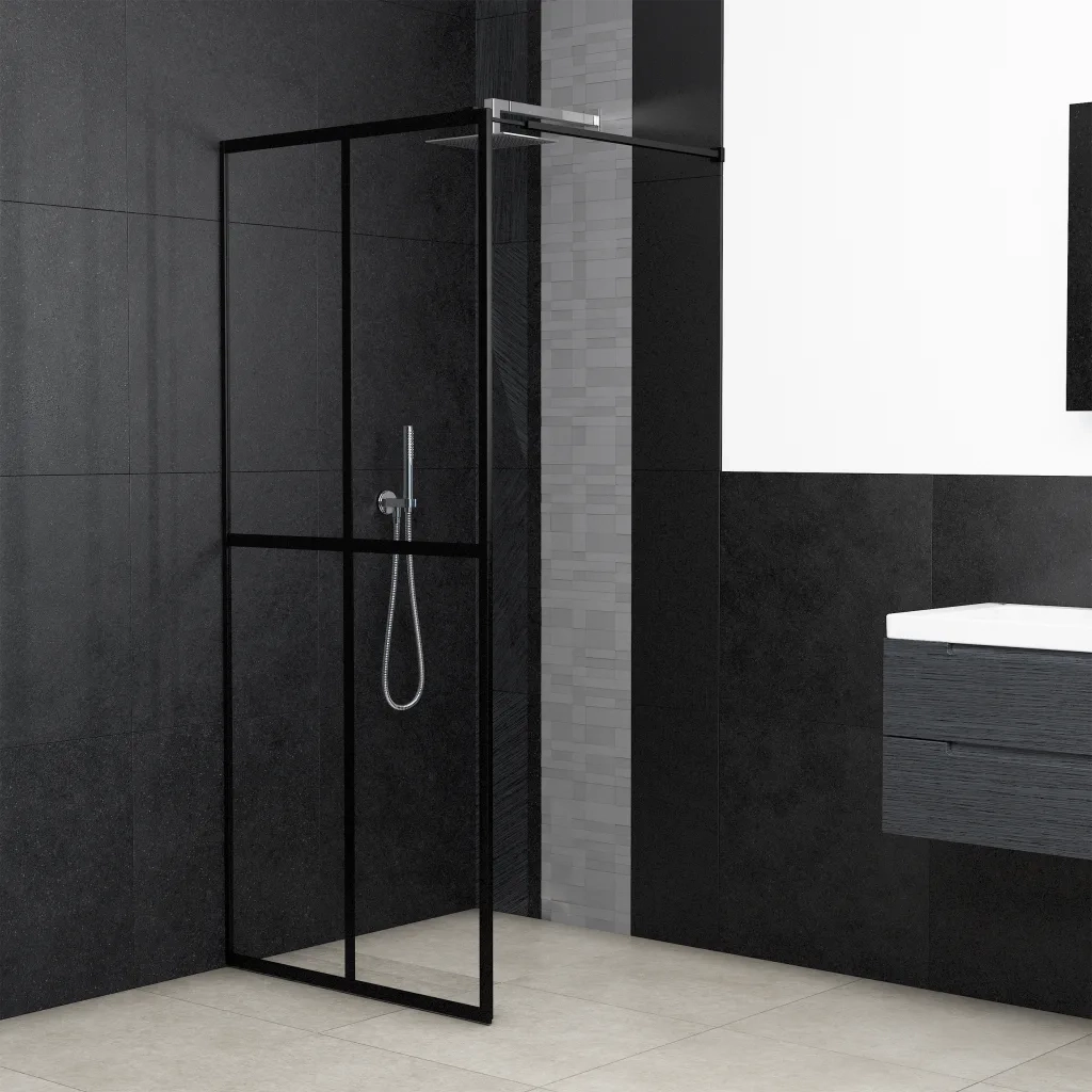 Cabina Doccia con Vetro Temperato Trasparente 140x195 cm 145683