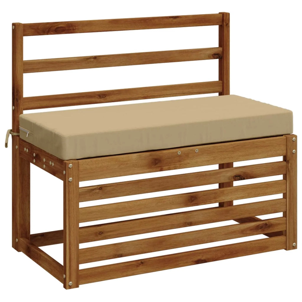 Cuscini per Panchina a 2 Pezzi SOEST 2 pz 100% Poliestere Beige 949513