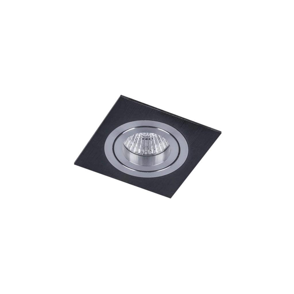 Faretto incasso quadrato Italux Mooty GX5.3 50W nero