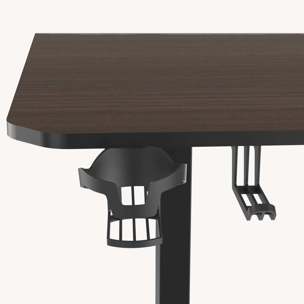Scrivania 'Stryn' Regolabile in Altezza con Sollevamento Elettrico 160 x 60-75 Effetto Noce - pro.tec