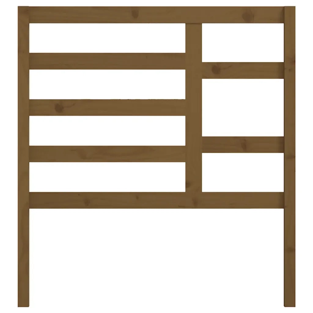 Testiera per Letto ambra 96x4x104 cm in Legno Massello di Pino 818123