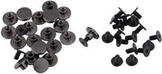 Viti a schermo 20 pezzi - viti a schermo in ottone - nero - 5mm - materiale resistente - viti a schermo