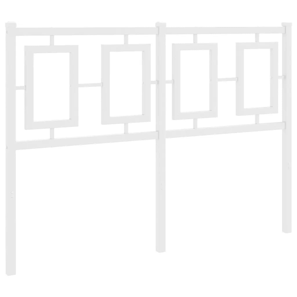 Testiera di Ricambio in Metallo Bianco 120 cm 374321