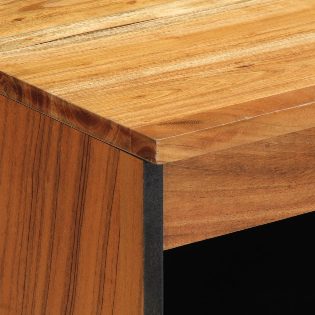 Sideboard  60x33x75 cm in legno massello di acacia