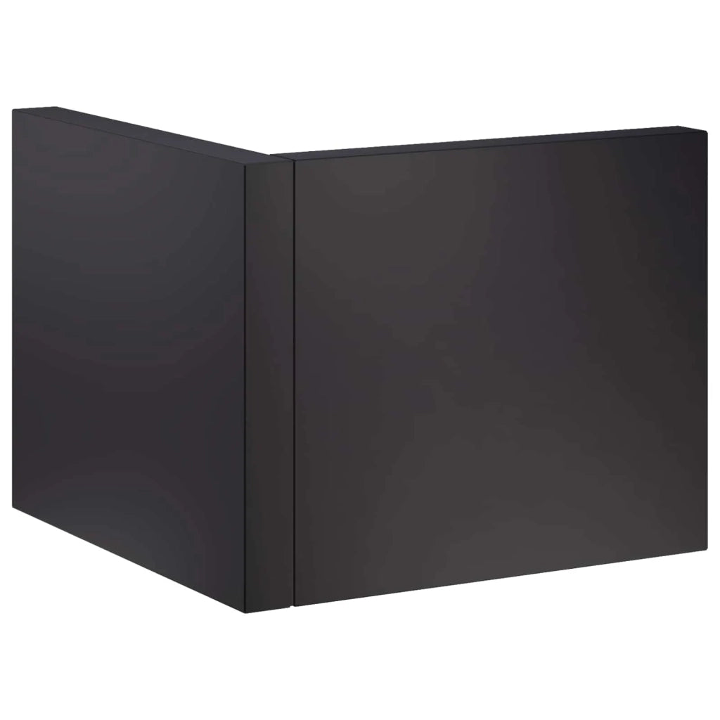 Muro di contenimento 50 x 50 x 40 cm Acciaio Nero 8015213