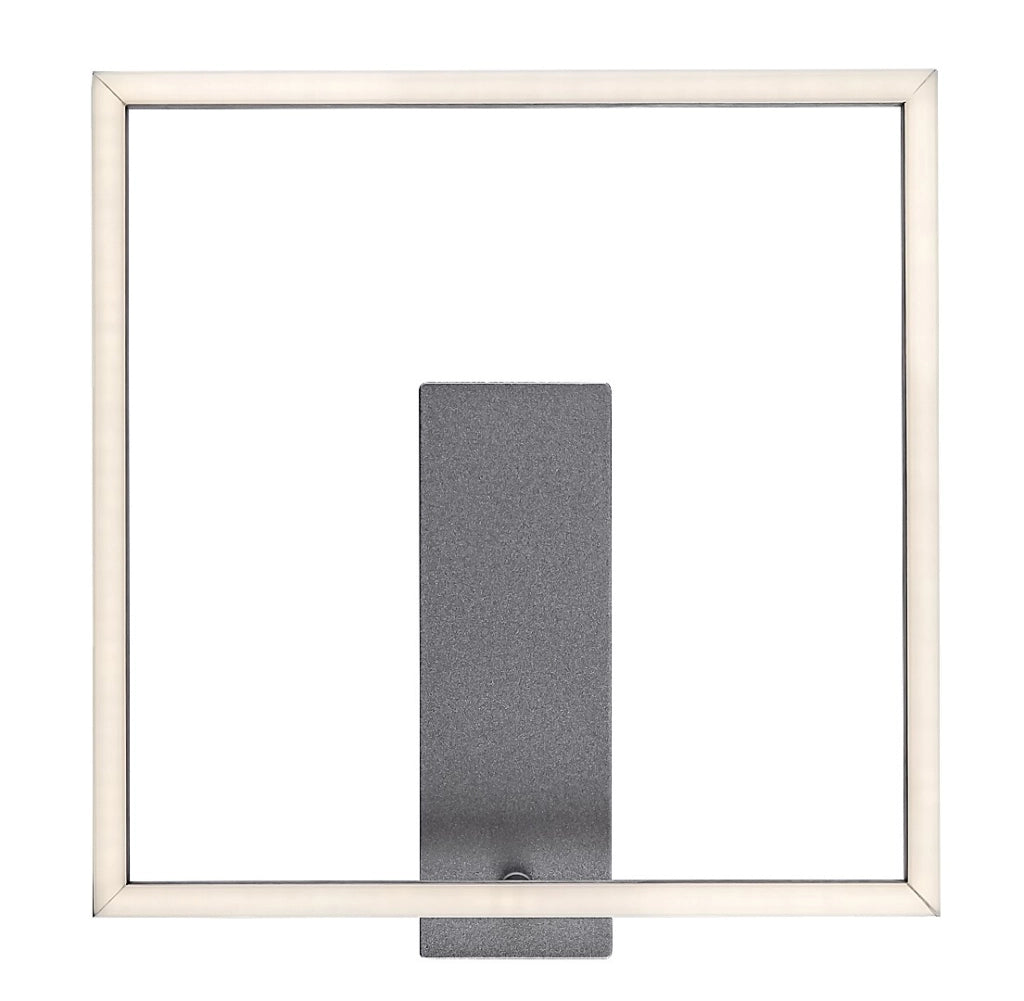 Applique LED quadrata 14W argento 4000K Rabalux Tumnus