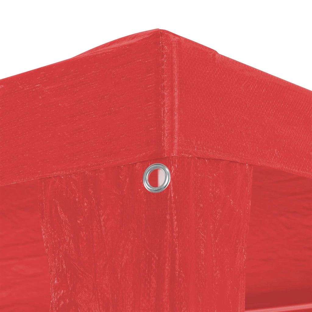 Tenda Party Rosso 1200 x 300 x 255 cm PE e Acciaio 42032992