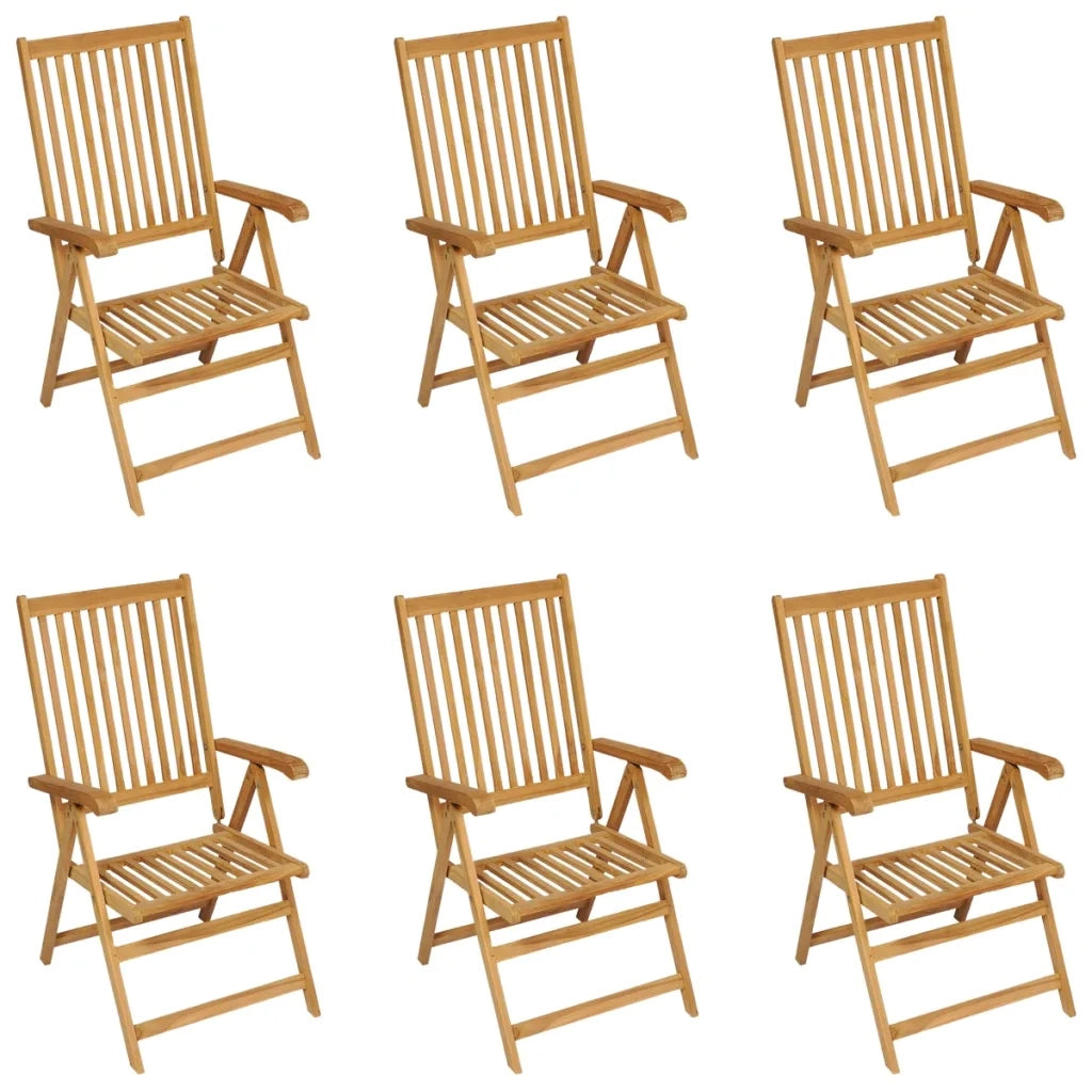 Set da Pranzo da Giardino 7 pz in Legno Massello di Teak 3059565