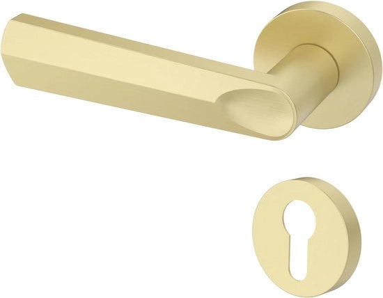 Decorazioni per maniglie porte - Lega di alluminio - Rosette - Porta bagno - Maniglia wc - Accessori per porte EU0039