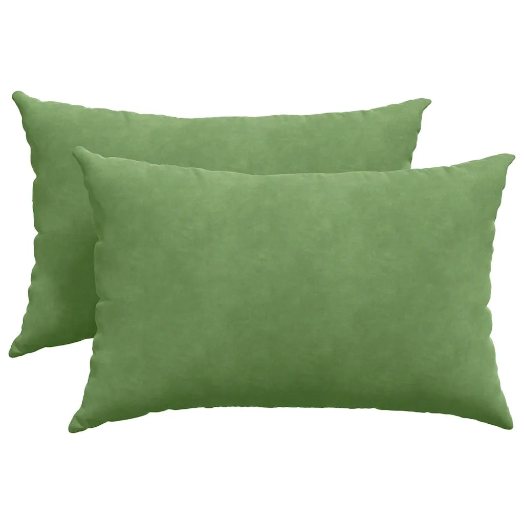 Cuscini da Divano 2 pcs Verde chiaro 60 x 40 cm