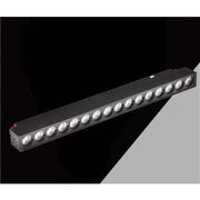 Trade Shop - Faretto Barra Led 18w Magnetico Per Binario Monofase 48v Luce 4000k 3000k Fr-18w -