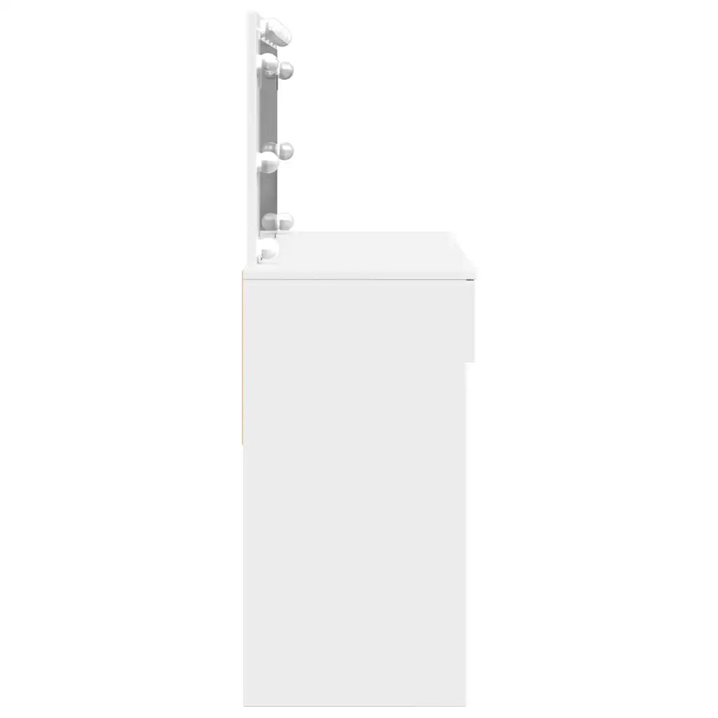 vidaXL Toeletta con LED Bianco 100x40x120 cm