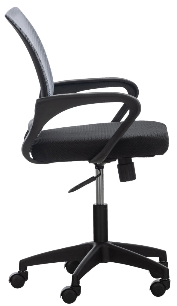 Sedia da ufficio Auburn con ruote grigio