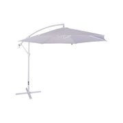 Ombrellone palo laterale 3mt in metallo colore bianco