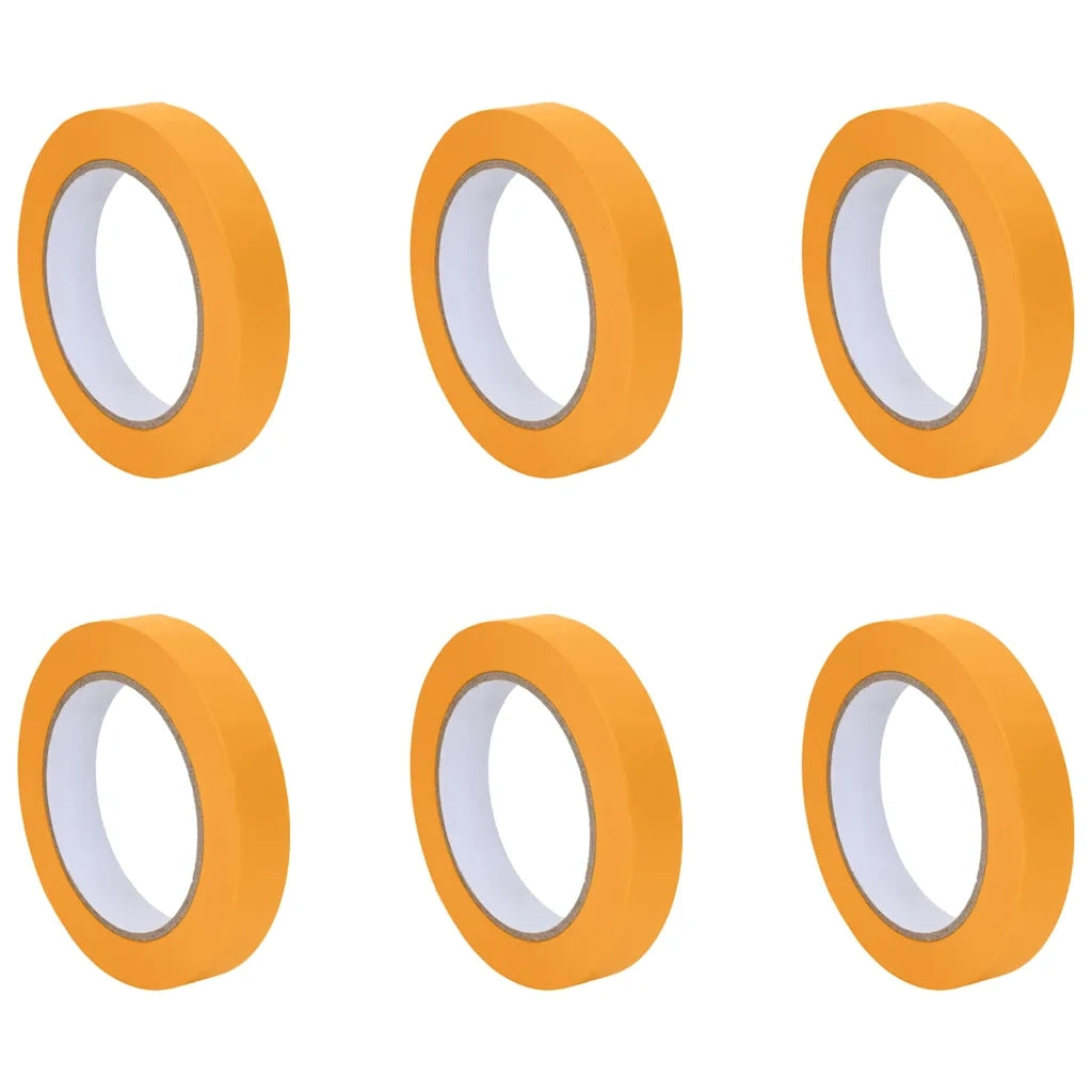 Nastri Adesivi per Pittori 6 pcs Giallo 19mm x 50m Carta