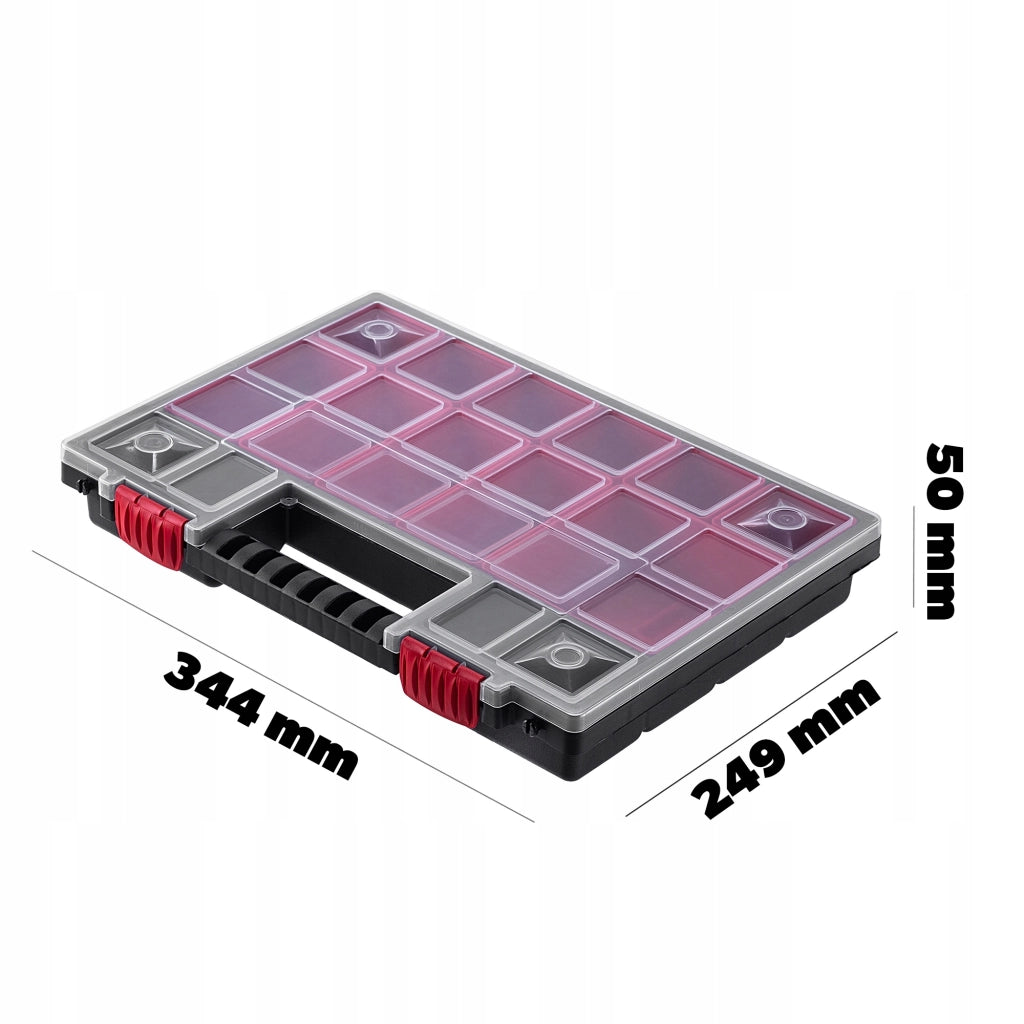Set di 3 contenitori organizer per officina KADAX con 18 cassetti, ideali per garage.