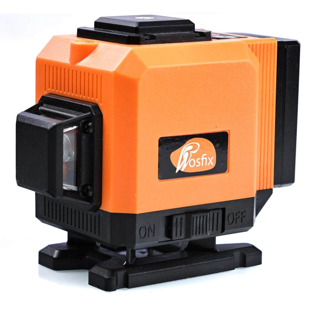 Livella Laser Rosfix Orange Tiger ROT12L – 12 Linee 360° | Precisione 0,2 mm/10 m, IP54, -20°C a 50°C