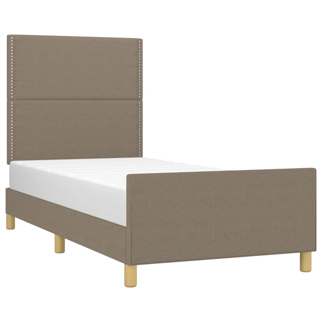 Giroletto senza Materasso Tortora 100x200 cm in Tessuto 3124956