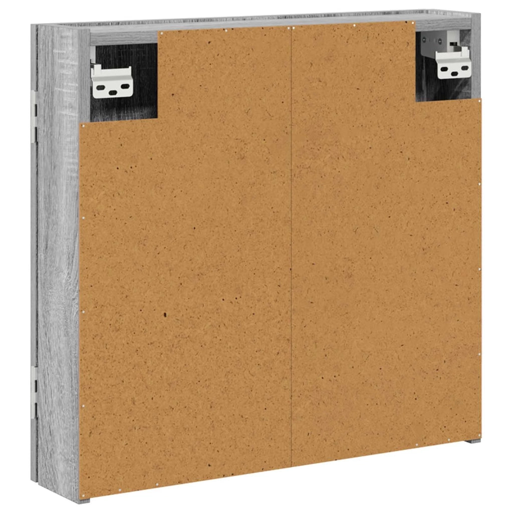 Armadio per Dartboard Sonoma grigio 56 x 12 x 53,5 cm 8006665