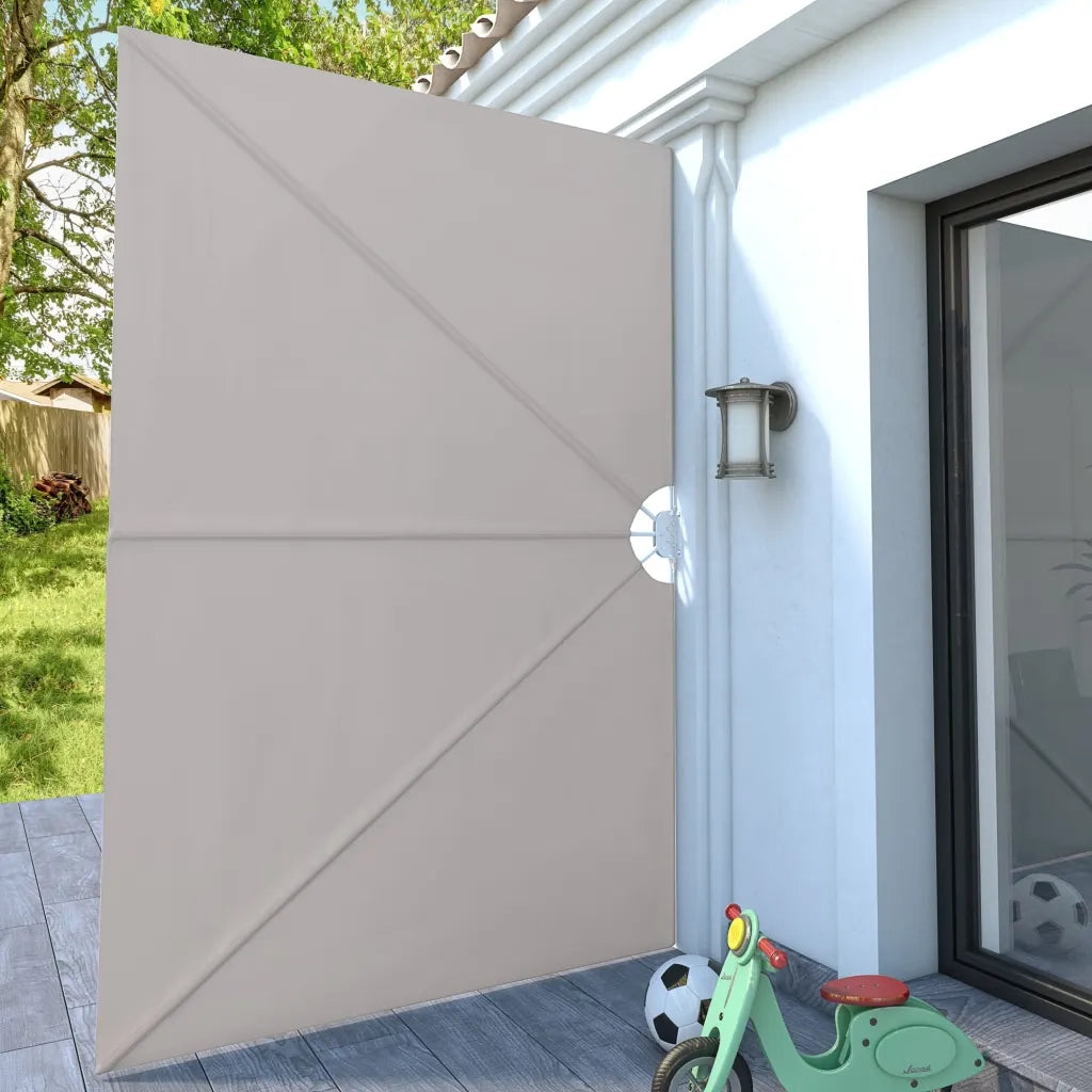 Tenda Laterale per Terrazza Pieghevole Crema 300x200 cm 44569