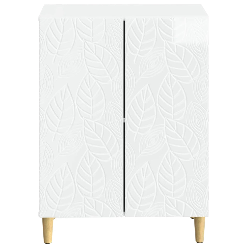 Mobiletto da Bagno DELFT Bianco Lucido 59,5 x 31 x 80 cm 897059