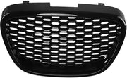 Copertura di griglia di aerazione per parafango - Glossy Nero - Tessuto di rete termoresistente - Adatto per Seat Leon Altea Toledo - Dimensioni H x L x P: ...