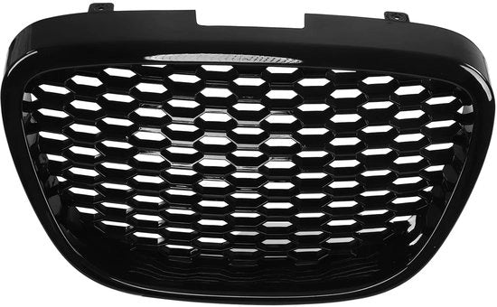 Copertura di griglia di aerazione per parafango - Glossy Nero - Tessuto di rete termoresistente - Adatto per Seat Leon Altea Toledo - Dimensioni H x L x P: ...