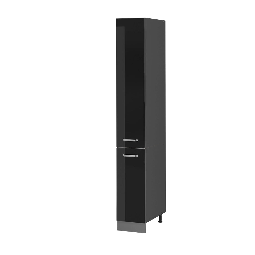 Armadio da farmacia R-Line Nero lucido/Antracite 30 cm Vicco