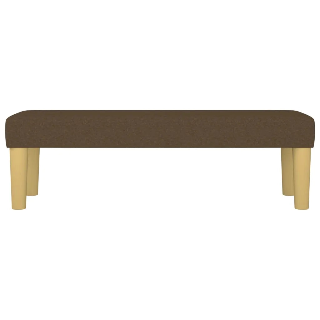 Panca Marrone Scuro 100x30x30 cm in Tessuto CFW1256944