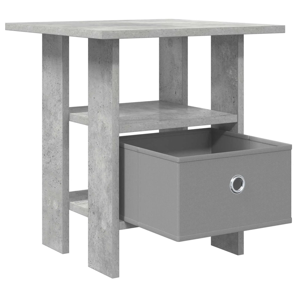 Comodino 2 pcs Grigio cemento 41 x 40 x 45 cm Legno multistrato 8000427