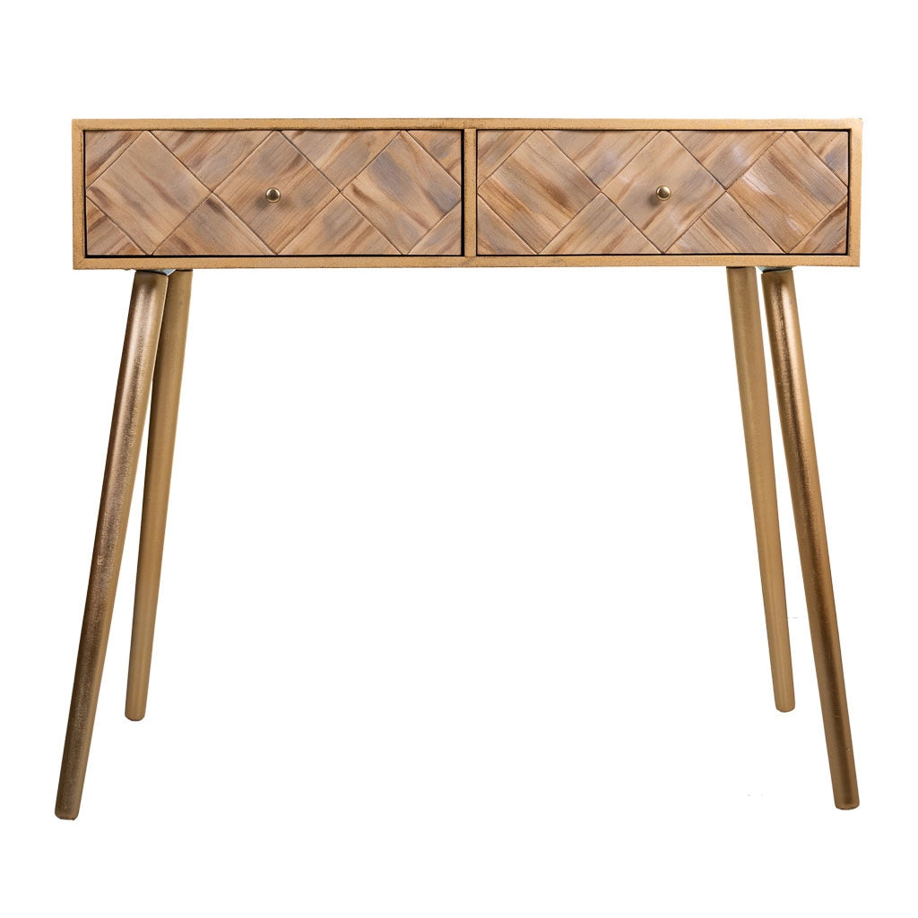 Mobile da ingresso in legno marrone 88x41x79h