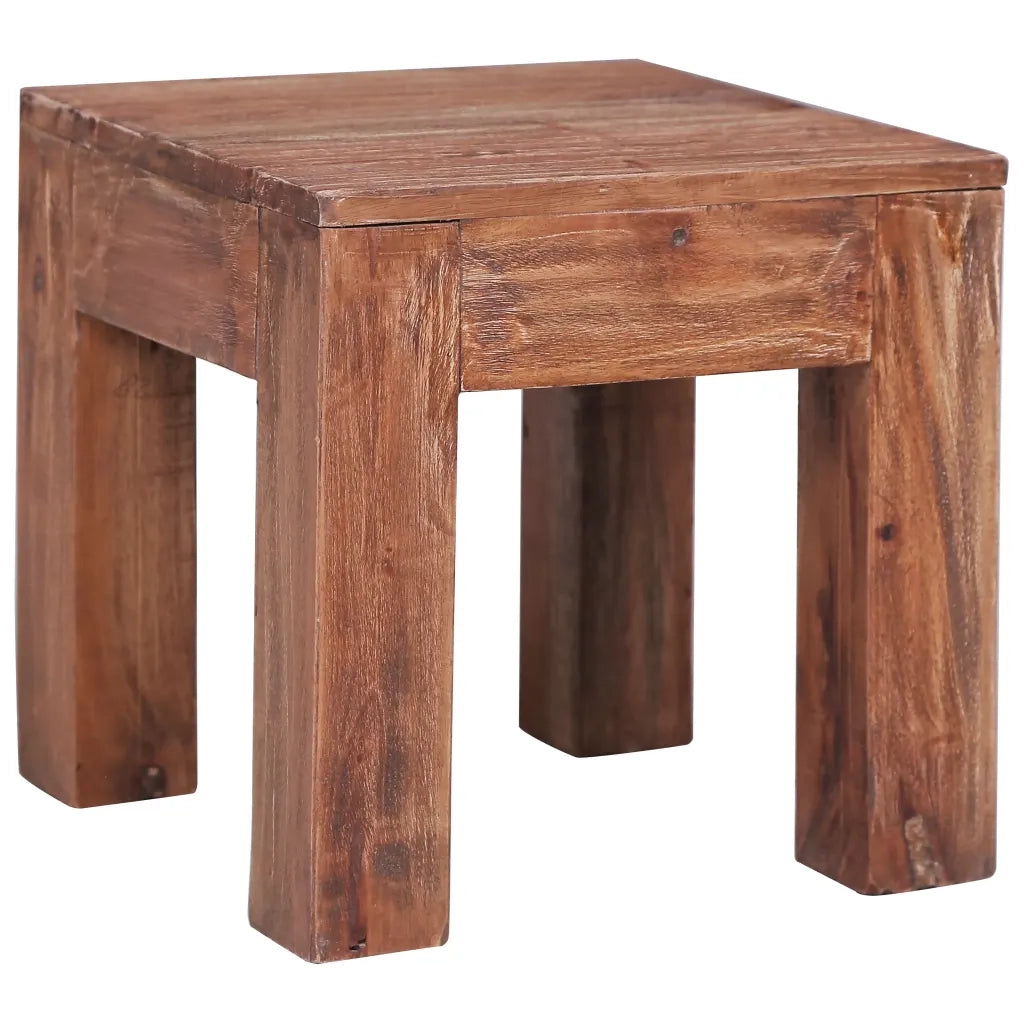 Tavolino da CaffÃ¨ 30x30x30 cm in Legno Massello di Recupero cod mxl 6515