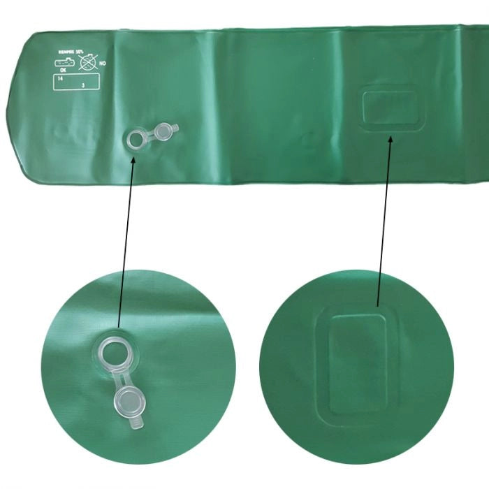 Salsicciotto 2,50 m ANTI RIBALTAMENTO ad acqua 25 cm in Pvc calandrato per piscina Lunghezza: 2.50 m