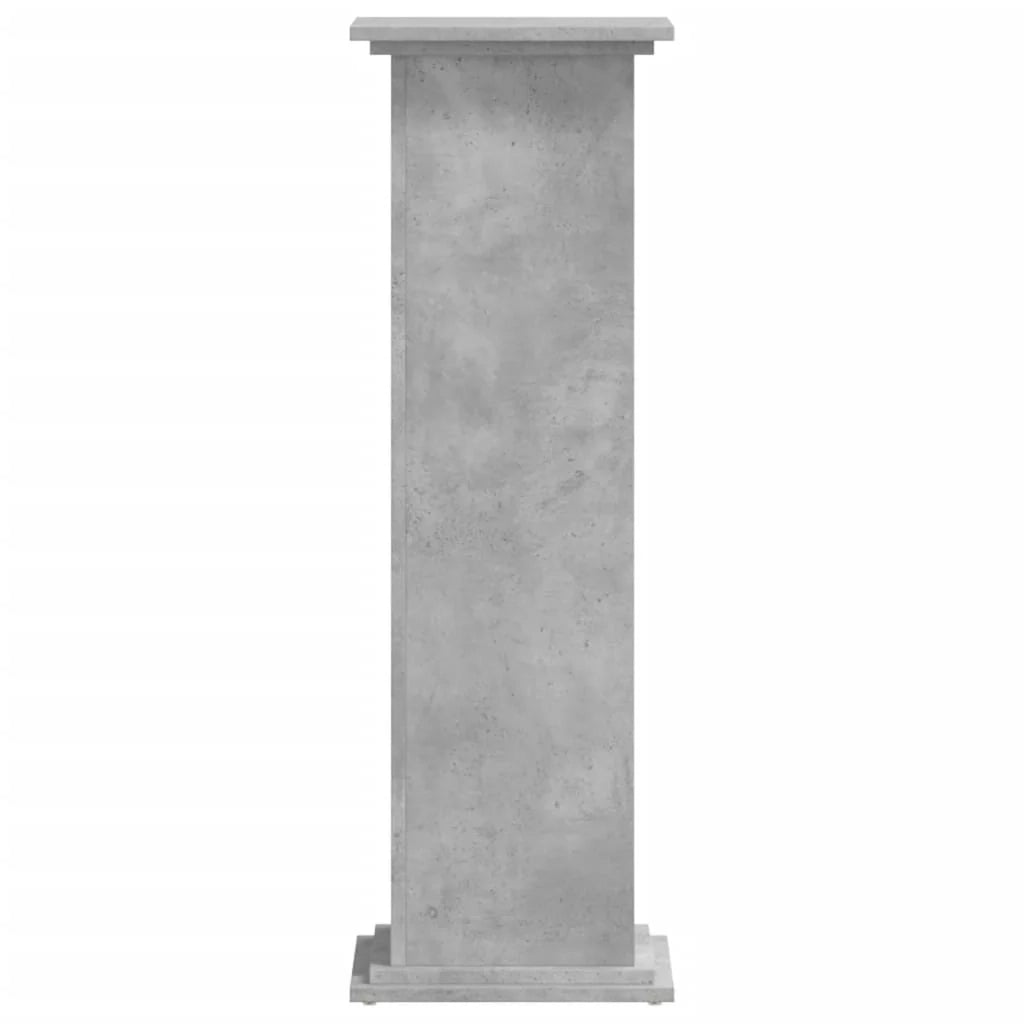 Portavasi mobiletto portafiori 33 x 33 x 100 cm legno ingegnerizzato grigio 02_0045143