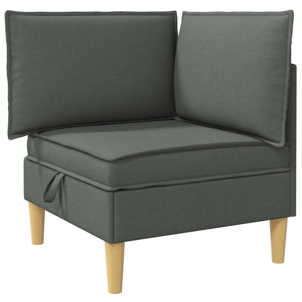 Set di divani modulari con spazio di archiviazione 4 pcs