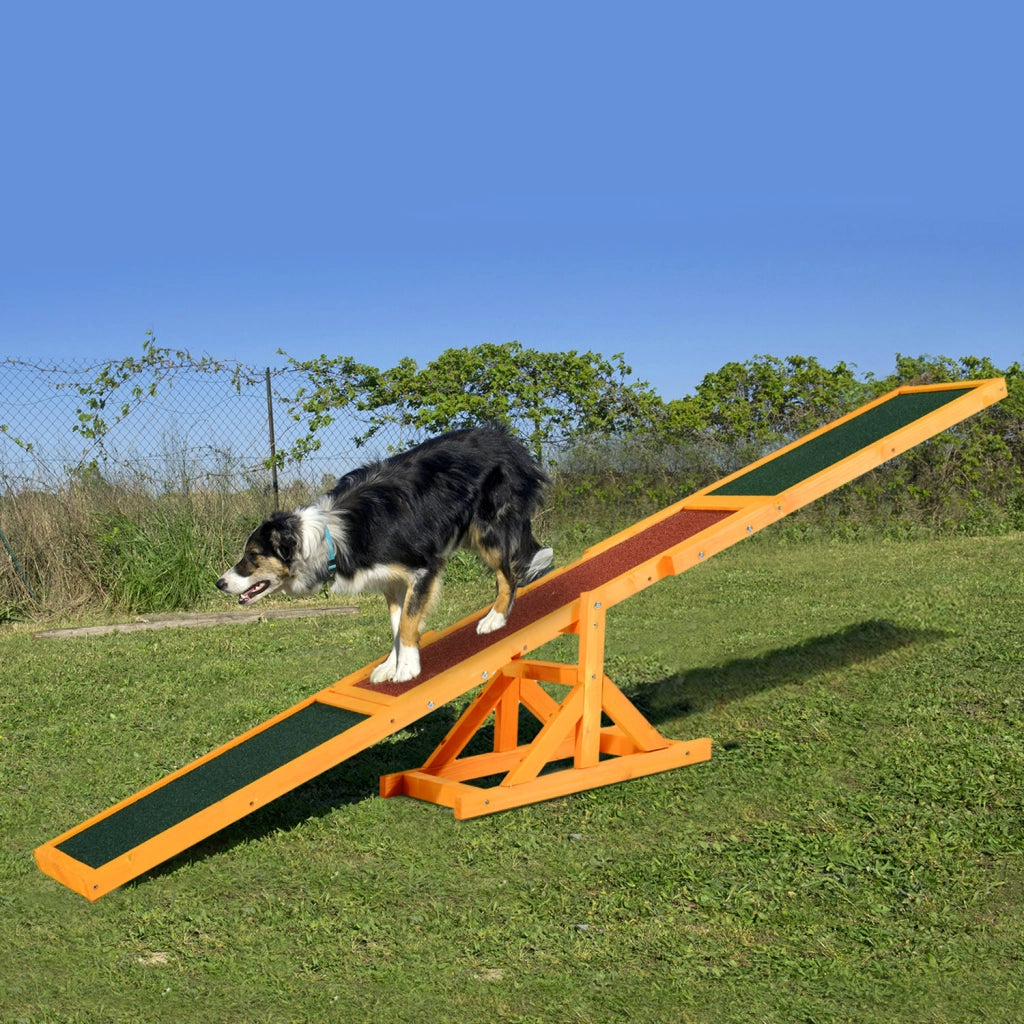 Altalena per Cani Agility Sport ¨C zephmum ¨C Legno, Verde, Antiscivolo