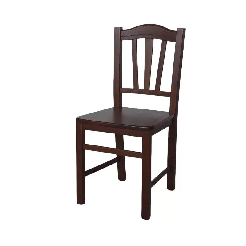 Set 2 sedie gendarme legno/noce seduta legno (591) - Mobili 2G
