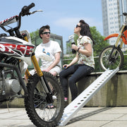 2x rampe di carico per moto e ATV lunghe 163 cm In alluminio Portata max 360 kg