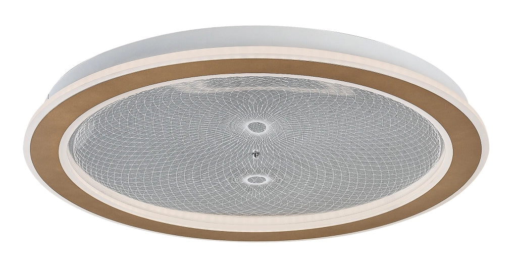 Plafoniera LED Zofrael oro rotonda Rabalux