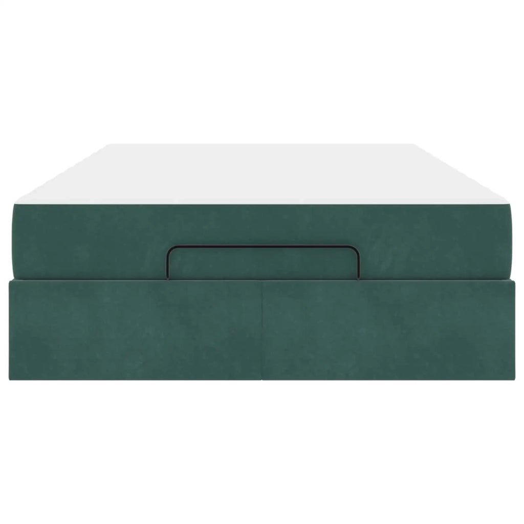 Struttura letto con materasso 2 pcs Verde Velluto 3399561