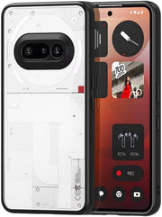 Copritelefono in Silicone - Schokresistente - Transparenza ibrida - Bumper perfetto per Nothing Phone 3A (6,77 pollici)