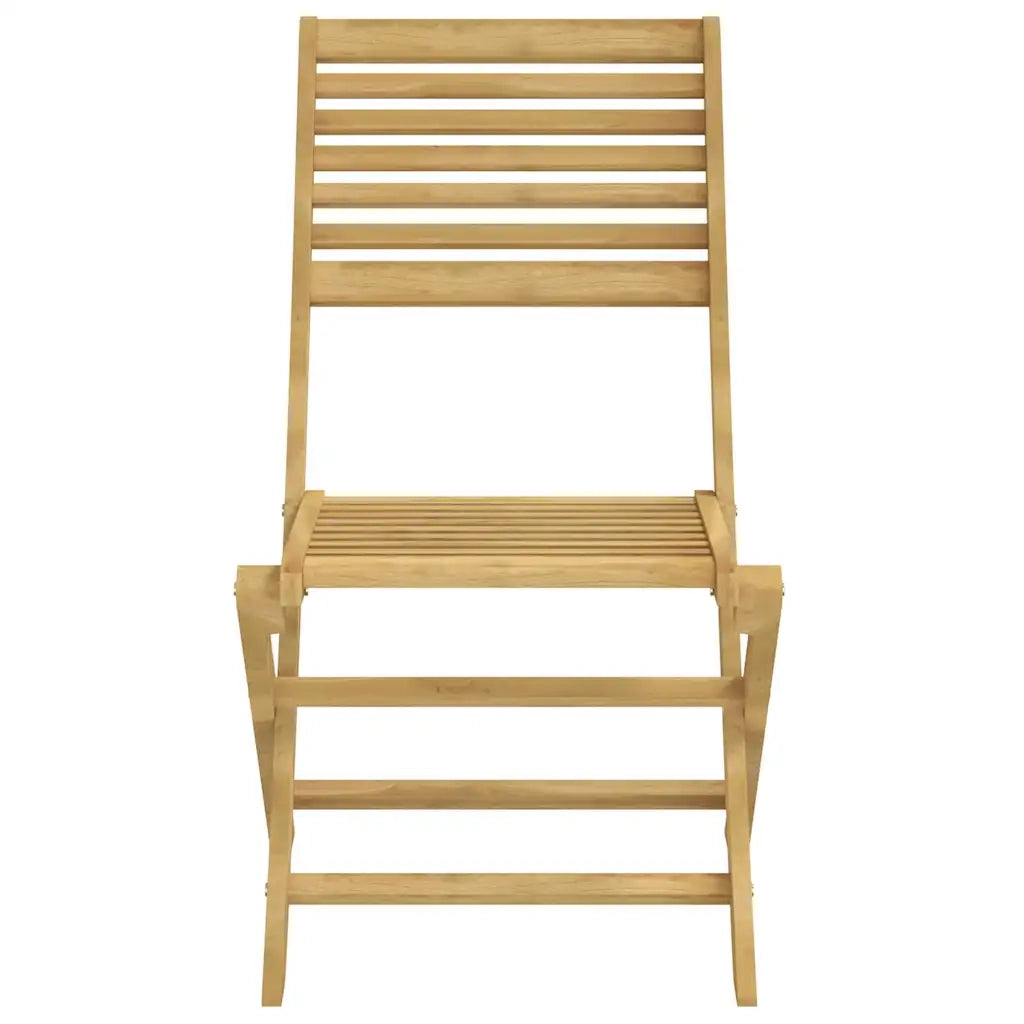 Sedie Giardino Pieghevoli 6 pz 48,5x61,5x87 cm Massello Acacia