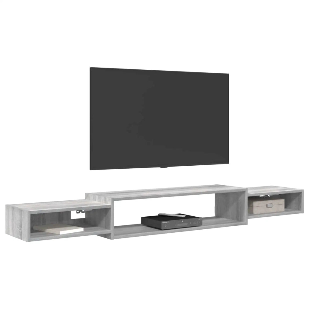 Mobile TV da Parete A parete Sonoma grigio 180 x 28 x 21 cm 8006010