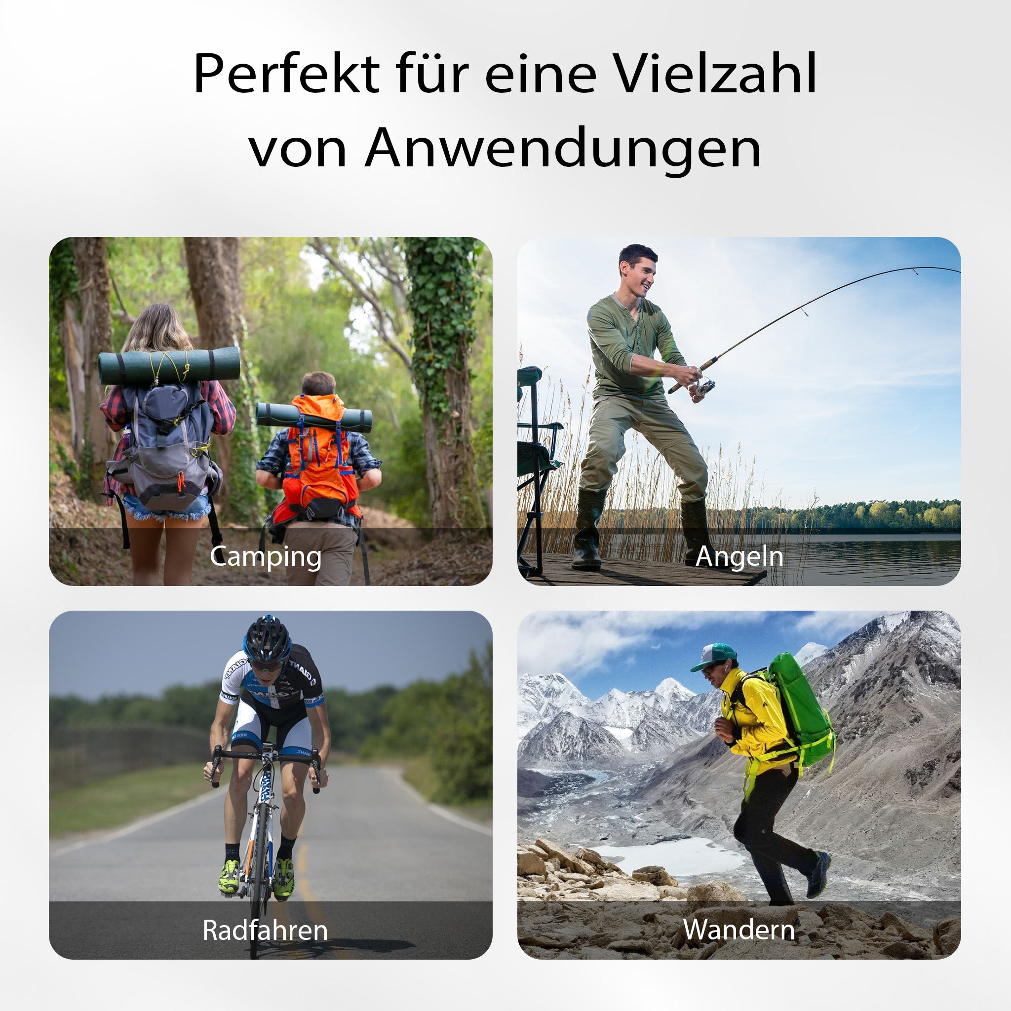 Borsa per portapacchi posteriore bici espandibile fino a 20 L grigia, impermeabile e multiuso, scomparto laptop ed elementi riflettenti