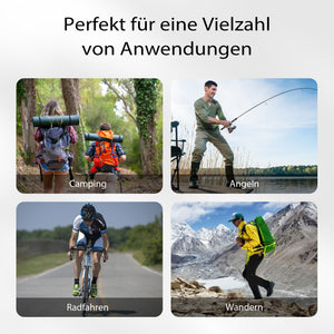 Borsa per portapacchi posteriore bici espandibile fino a 20 L grigia, impermeabile e multiuso, scomparto laptop ed elementi riflettenti