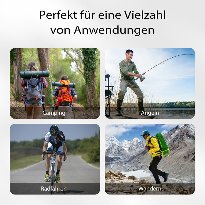 Borsa per portapacchi posteriore bici espandibile fino a 20 L grigia, impermeabile e multiuso, scomparto laptop ed elementi riflettenti