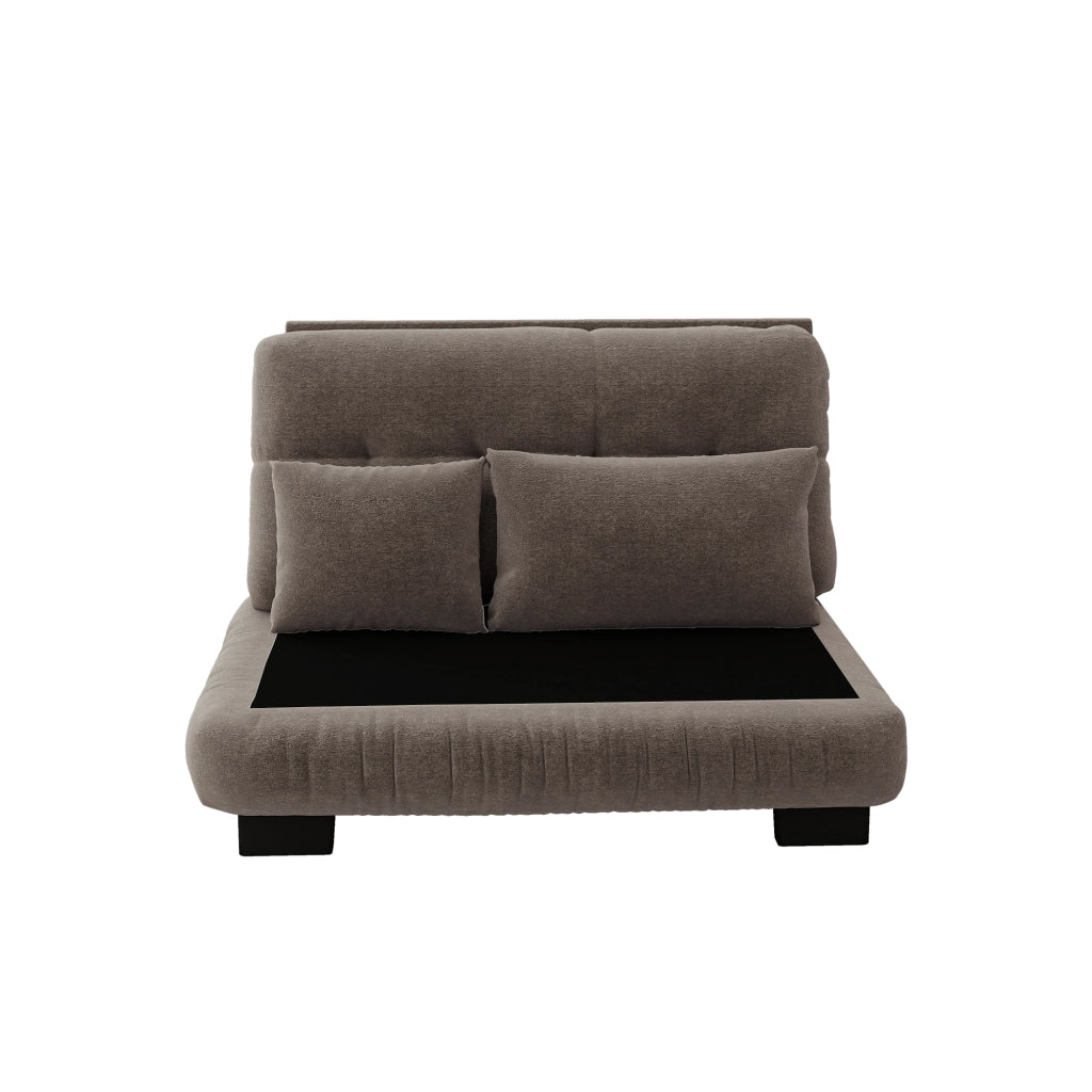 Divano Paris - Zephmum- Brown con 2 cuscini