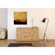 Madia moderna 2 ante/3 cassetti 150x40x83,5 cm Elios - Quercia Natura