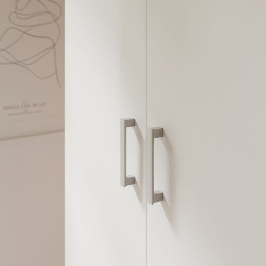 Armadio Arcadia 2 ante e 1 cassetto bianco 89x54x210.5H